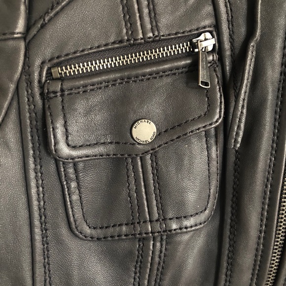 Michael kors hooded quilted leather jacket - Picture 4 of 9